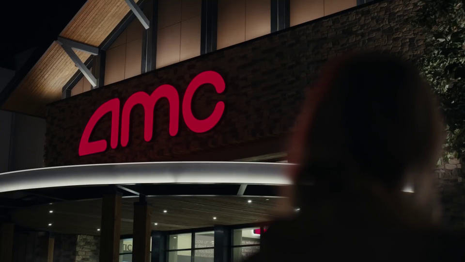 It's the AMC logo again, now displayed properly. Kidman's presence has restored the natural order of things – just like the ad itself will attempt to make things right by inviting people back into theaters.